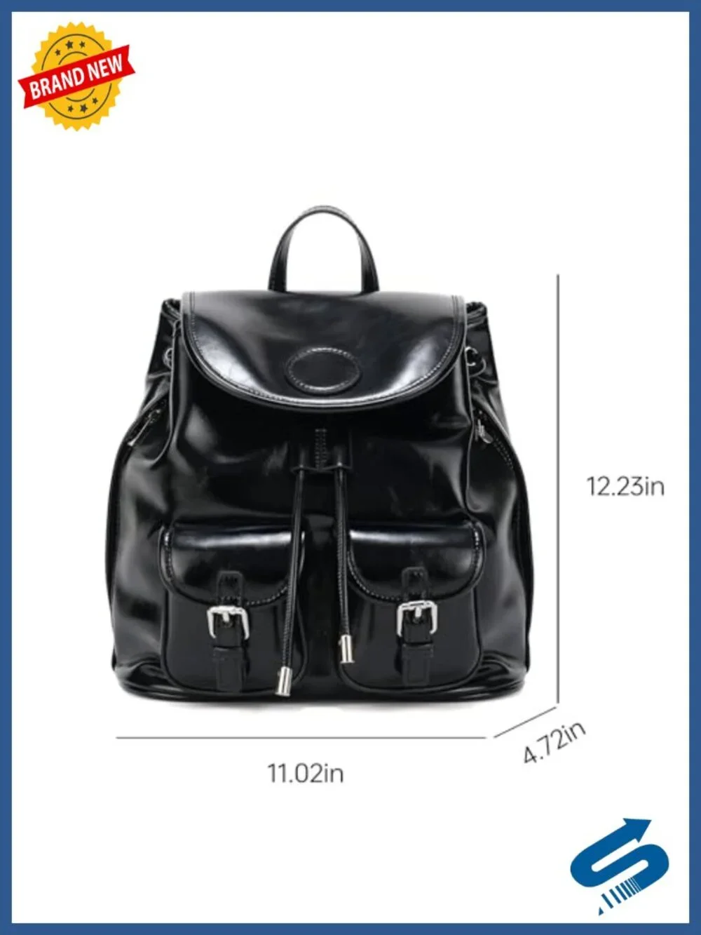 Women's Mini Leather Backpack Purse Quilted Vegan Leather Travel Handbag